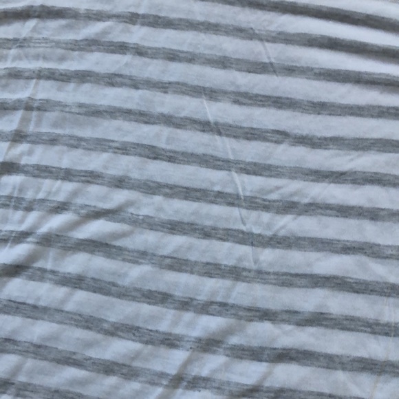 Banana Republic Dolman Sleeve Grey / White Striped Crewneck Shirt - XS - Picture 10 of 11